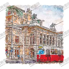 城市风景插画 【酷图网】世界名胜,城市建筑风格,旅游插画,插画,城市建筑,建筑插画,卡通,建筑,手绘,水彩,世界,地标建筑,名胜古迹,景点,风景,美术,绘画,高清图片,创意,房屋,建筑物,建筑设计,插画图案,装饰画,世界名胜古迹,水彩插画