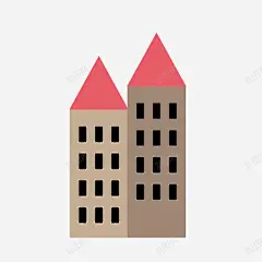建筑卡通施工剪影高清素材 平面 设计图片 页面网页 平面电商 创意素材 png素材