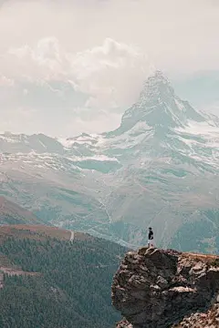 手机壁纸, 山, 景观, 马特宏峰, 悬崖, 徒步旅行者, 首脑