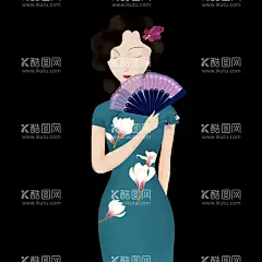 卡通美女免抠素材  - 源文件下载【酷图网】免抠素材,免抠,设计元素,PNG,Q版,古风,美女,插画,桃花,手绘,绘画,古风美女插画,水彩古装美女,唯美古风美女,汉服美女,古风插画,古装,汉服,可爱,古装美女,女孩,唯美古风女子,免抠元素,设计
