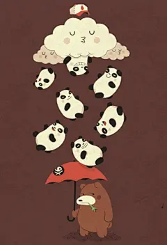 阿.树、恋之风景、熊猫、萌、表情