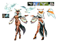 虚幻4手游#OVERHIT# 人物设定 by. heesoo j... 来自Chan筱 - 微博