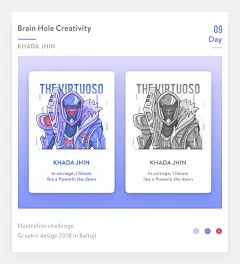 ，我们邀请了一部分优秀设计师共同完成了本系列作品“描边风脑洞插画大挑战！”。在枯燥的工作之外能有机会参与一次属于自己的脑洞设计挑战，既能收获快乐也能提升能力何乐而不