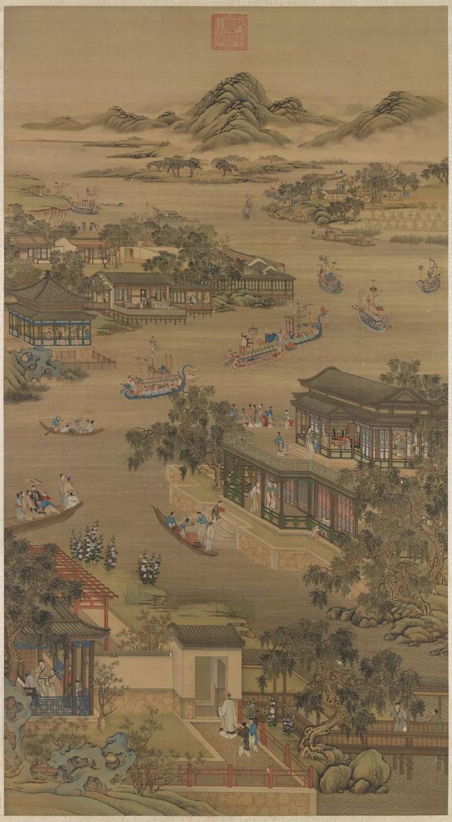 古风效果图，来一波儿_苏州狮山公园 : ...
