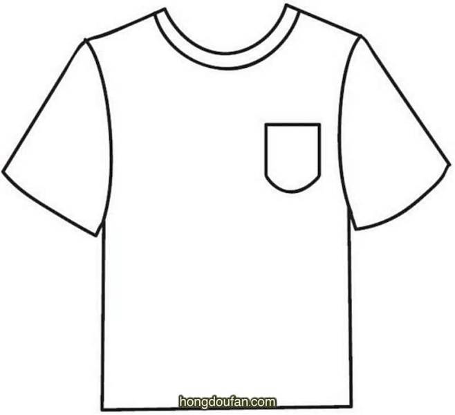15件衣服卡通手绘简笔画！毛衣卫衣夹克T恤手绘儿童画-红豆饭小学生简笔画大全