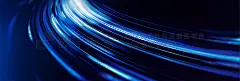 科技感蓝色背景速度线条光痕广告海报主视觉背景图2