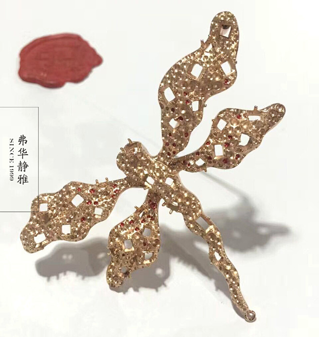 弗华静雅#高级订制#珠宝“梦蜻蜓”#胸针...
