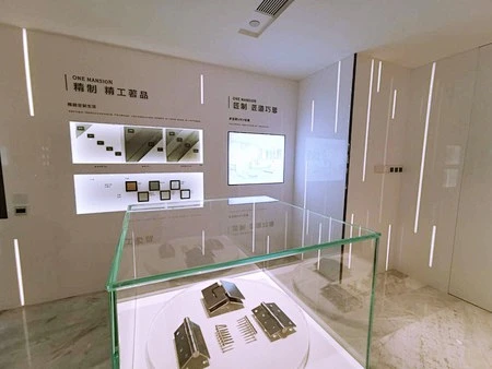 多功能展厅设计_工艺工法展示设计_房地产临时售楼处展厅展馆设计-智汀国际图片_工法品牌墙图片素材-花瓣网