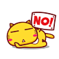 哈咪猫no表情 #表情# #哈咪猫# #Hamicat# #卡通# #动漫# #可爱# #猫#