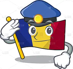 罗马尼亚,警官,吉祥物,分离着色,可爱的,国内著名景点,风,侦探,3D电影