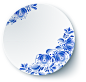 青花瓷盘子