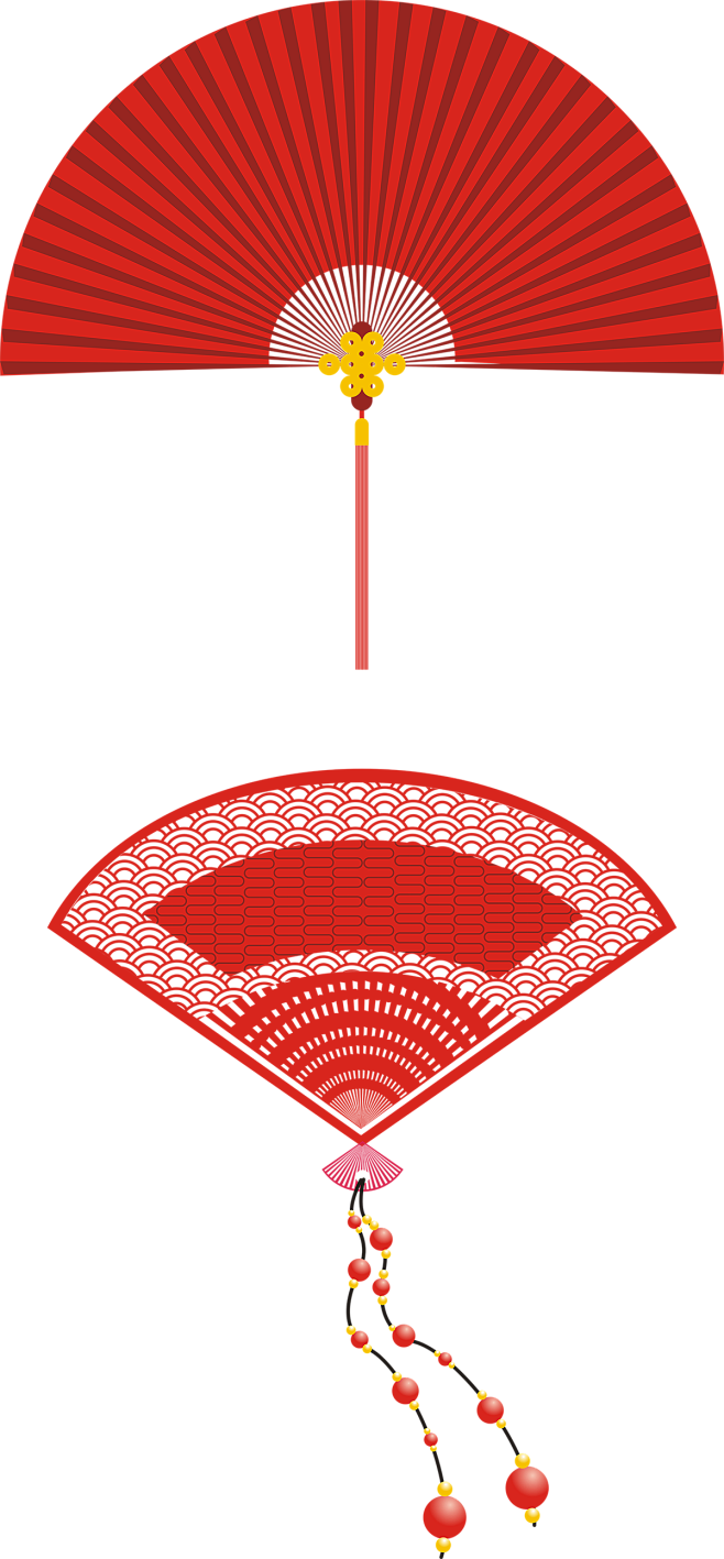 扇子__精选素材 / 活动装饰元素 / ...