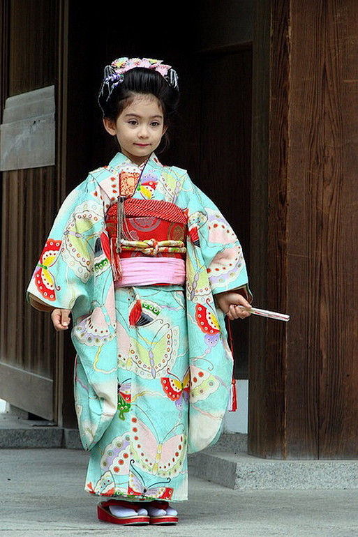 【日本】-著和服的女孩子