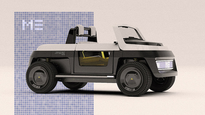 模块化3d打印机动车雪铁龙