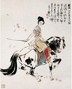 出门不忘戴口罩的多啦C梦采集到【大师专辑】刘旦宅