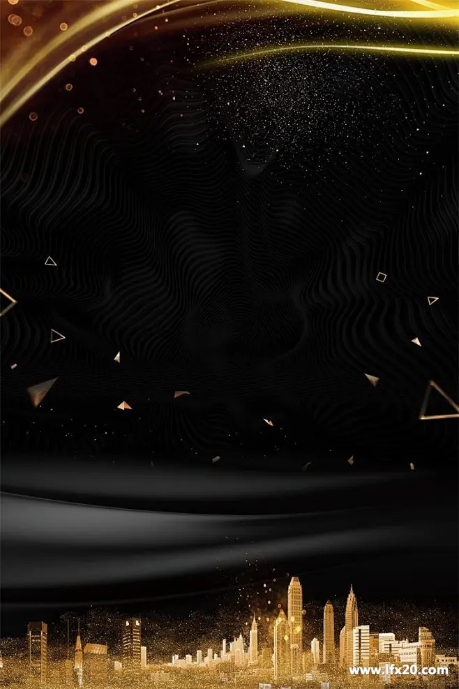 创意高端时尚大气黑金海报背景_底纹背景等_素材下载-乐分享素材网-花瓣网