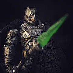 MEZCO TOYZ Batman v Superman Dawn of Justice Armored Batman 1:12 PVC Action Figure Collectible Model | 又拍图片管家