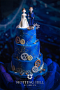 上海丽思卡尔顿《光旅》+来自：婚礼时光——关注婚礼的一切，分享最美好的时光。#星空婚礼蛋糕# #机械齿轮# #星座#