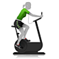 An icon for a Stationary Bike