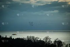 德国博登湖的渡船，从梅尔斯堡到康斯坦茨