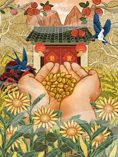 浔找洸眀嵿采集到插画