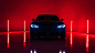 General 3840x2160 BMW M340i vehicle car low light Headlights red light reflection