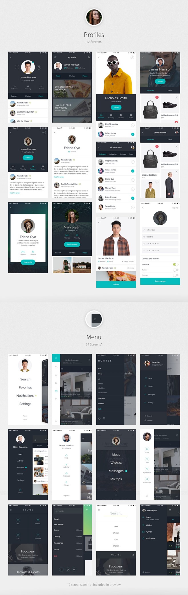 Routes iOS UI Kit : ...