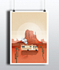 破坏 - Caravana上Behance