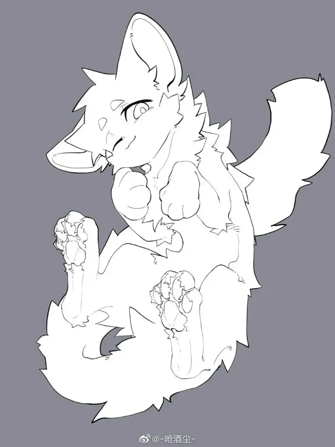 Furry图片转载 weibo作者:-酒...