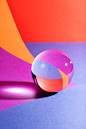 Free photo crystal ball high angle
