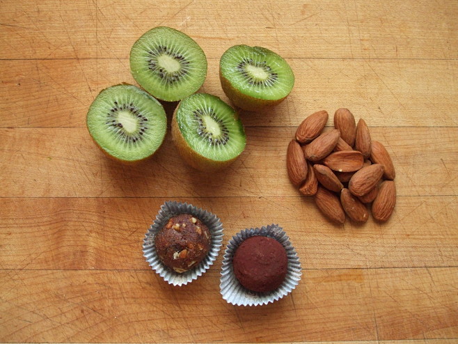 kiwis, almonds, and ...