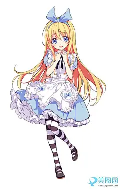 插画手绘二次元萌少女壁纸