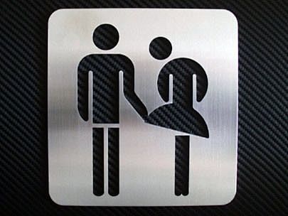 Toilet Symbol Door S...