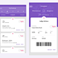 My Bookings for a Travel App - App Inspiration : User Interface Patterns about My Bookings for a Travel App.