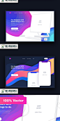 创意面试作品集展示电脑样机网页登陆界面PS海报设计素材模板T251-淘宝网