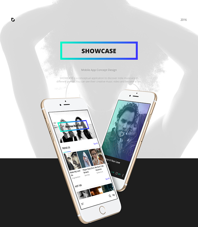 SHOWCASE App Concept...