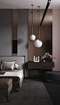 Bedroom in contemporary style on Behance