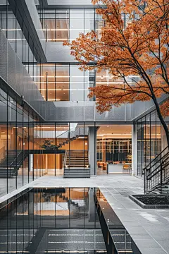 商业街广场效果图