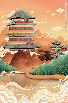 背对朝前采集到插画