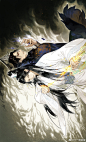 #二哈与他的白猫师尊##燃晚# 
前世晚宁和踏踏
（横版背景没有怎么细化日后应该也不会有时间细化，但是大效果很喜欢也放上来～ ​​​​