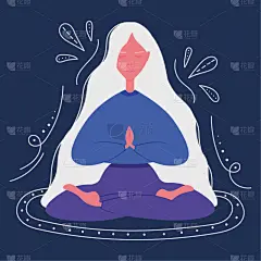 girl doing yoga the girl sits in lotus