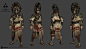 Assassin's Creed Origins Characters, Yuriy Georgiev : This is some of the work I did on Assassin's Creed Origins. It was a great project to work on! All the models are based on concepts by Jeff Simpson and Vincent Gaigneux. You can check their profiles he