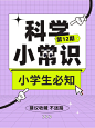 紫色简约知识科普小红书配图