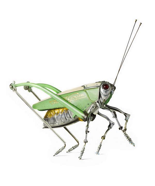 法国艺术家精致蒸汽朋克昆虫雕塑 - 中国...