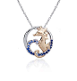 CBStark Jewelers - Seahorse pendant with Sapphires in sterling silver and 14k gold, $550.00 (http://www.cbstark.com/salecat/seahorse-pendant-with-sapphires-in-sterling-silver-and-14k-gold/)