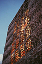 Complex Masonry: South Asian Human Rights Documentation Centre (SAHRDC) sits on a tiny piece of land on a busy street, with its long wall facing the sun. Anagram Architects used a traditional technique to keep it a little cooler and quieter: They construc