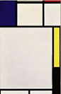 彼埃·蒙德里安

《蓝、红、黄、黑构图》

布上油画 50x70cm 私人收藏【1922】