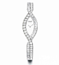 Piaget璀璨华裳系列18K白金钻石珠宝腕表