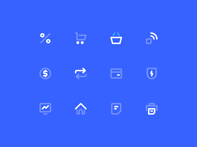 Financial icon set