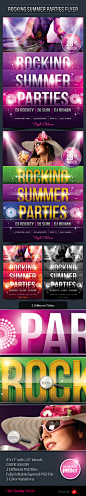 Rocking Summer Party Flyer on Behance